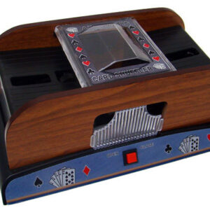 2 Deck Wooden Deluxe Card Shuffler