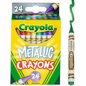 Crayola Metallic Crayons 24 Ct